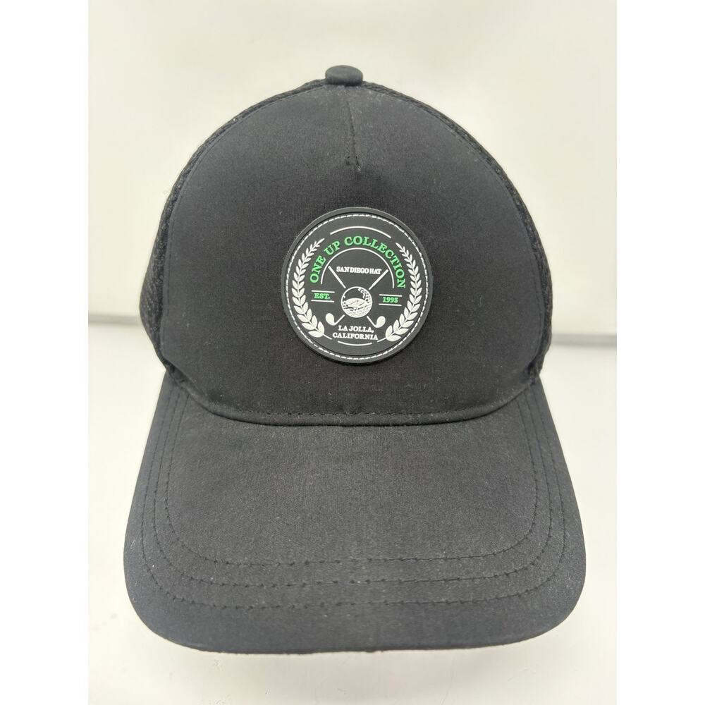 La Jolla Mesh Black Cap - ONE UP Collection - SnapBack Hat